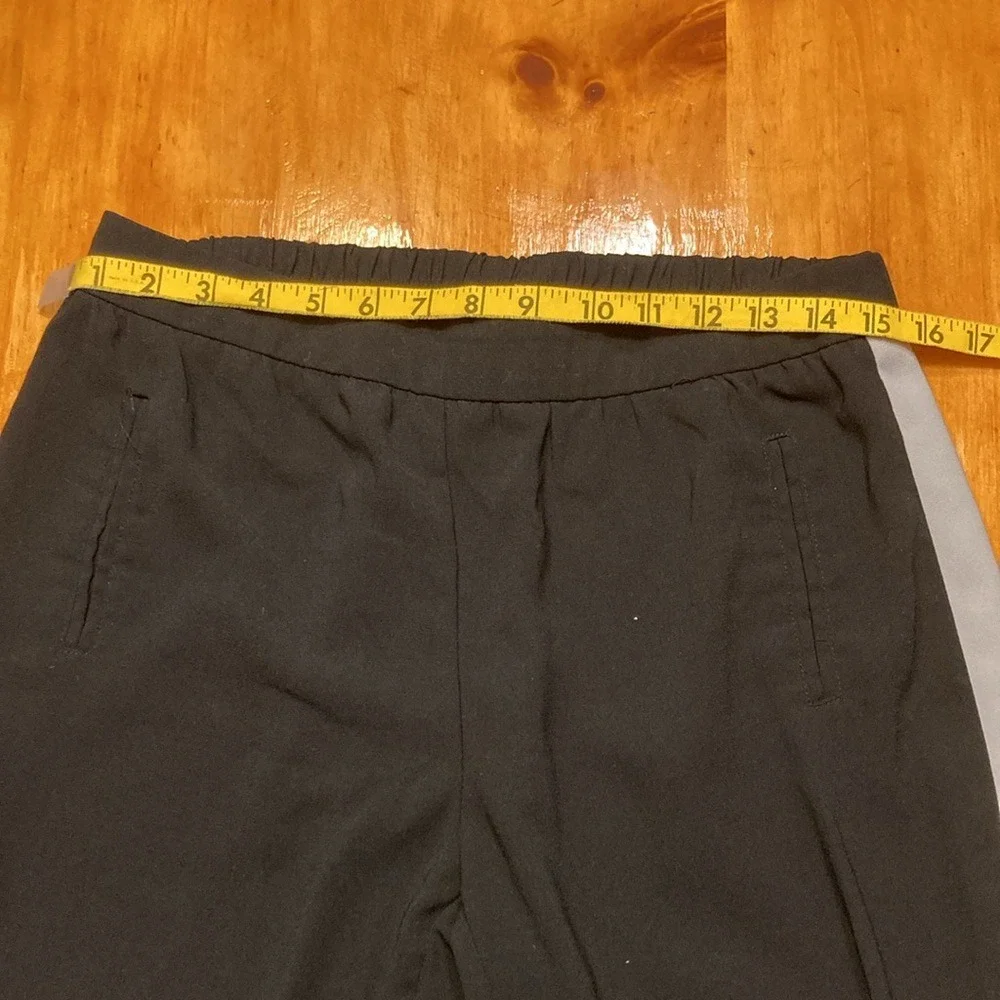 Joe B. Y2K Streetwear Athleisure Black White Side Stripe‎ Jogger Track Pants L/G